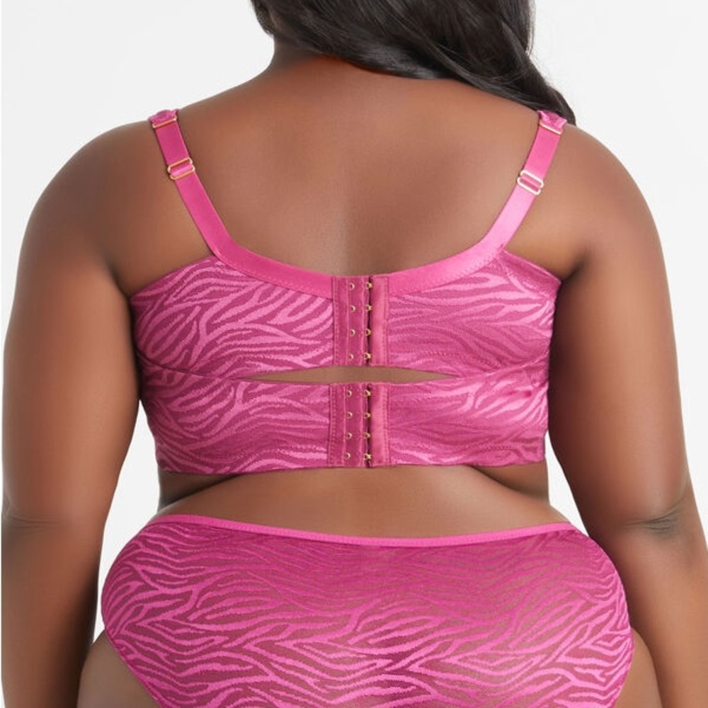 Ashley stewart Zebra Balconette Butterfly Bra - Picture 2 of 8